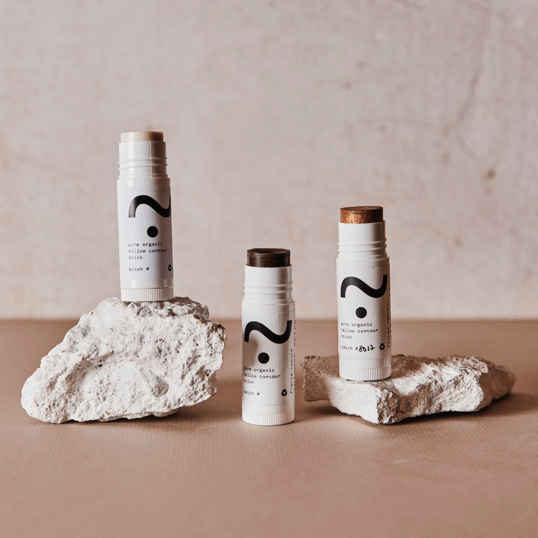 Pure Organic Tallow Bronze Shimmer Stick (Sweet Orange) - Fierce Nature