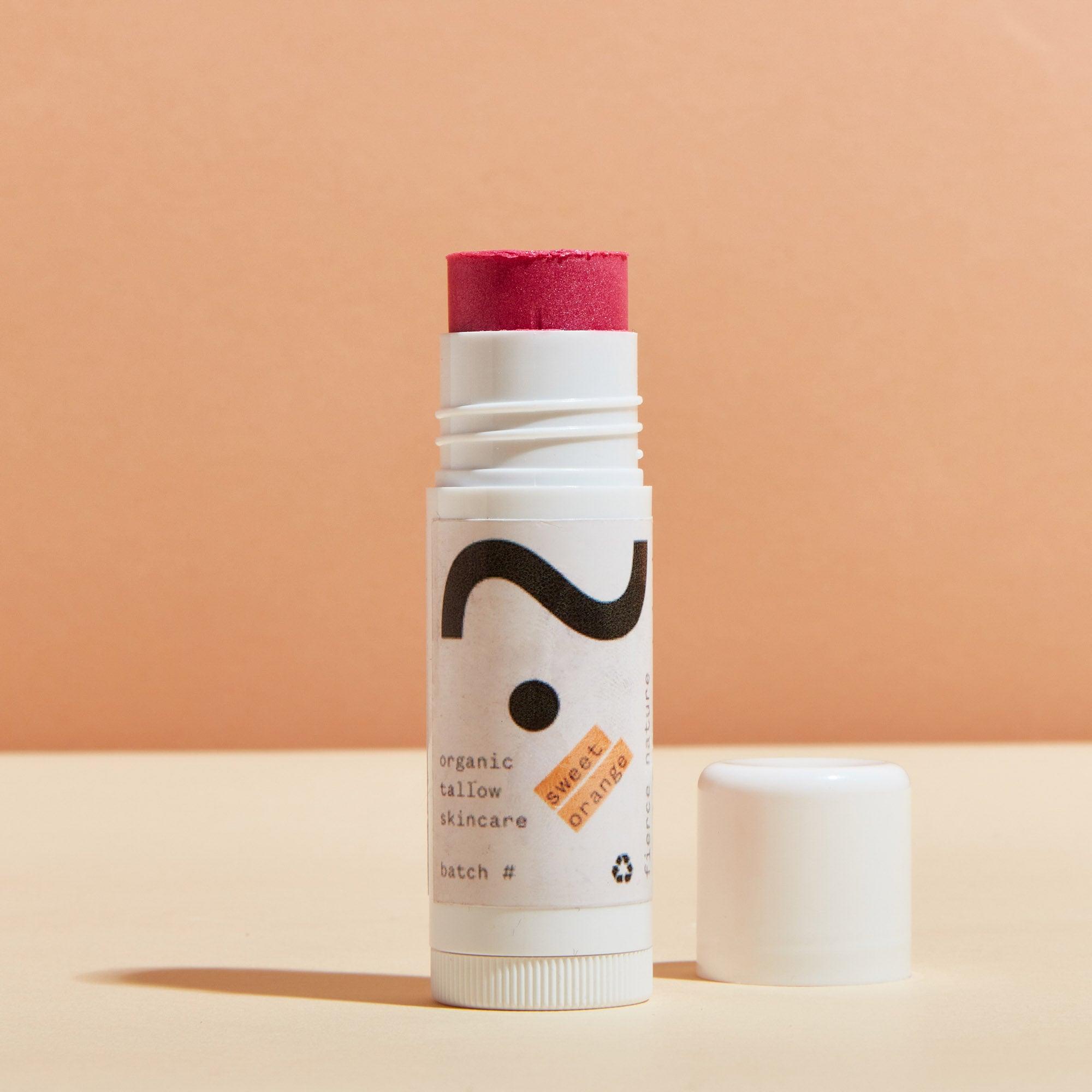 Pure Organic Tallow Rose Selfie Stick (Sweet Orange) - Fierce Nature