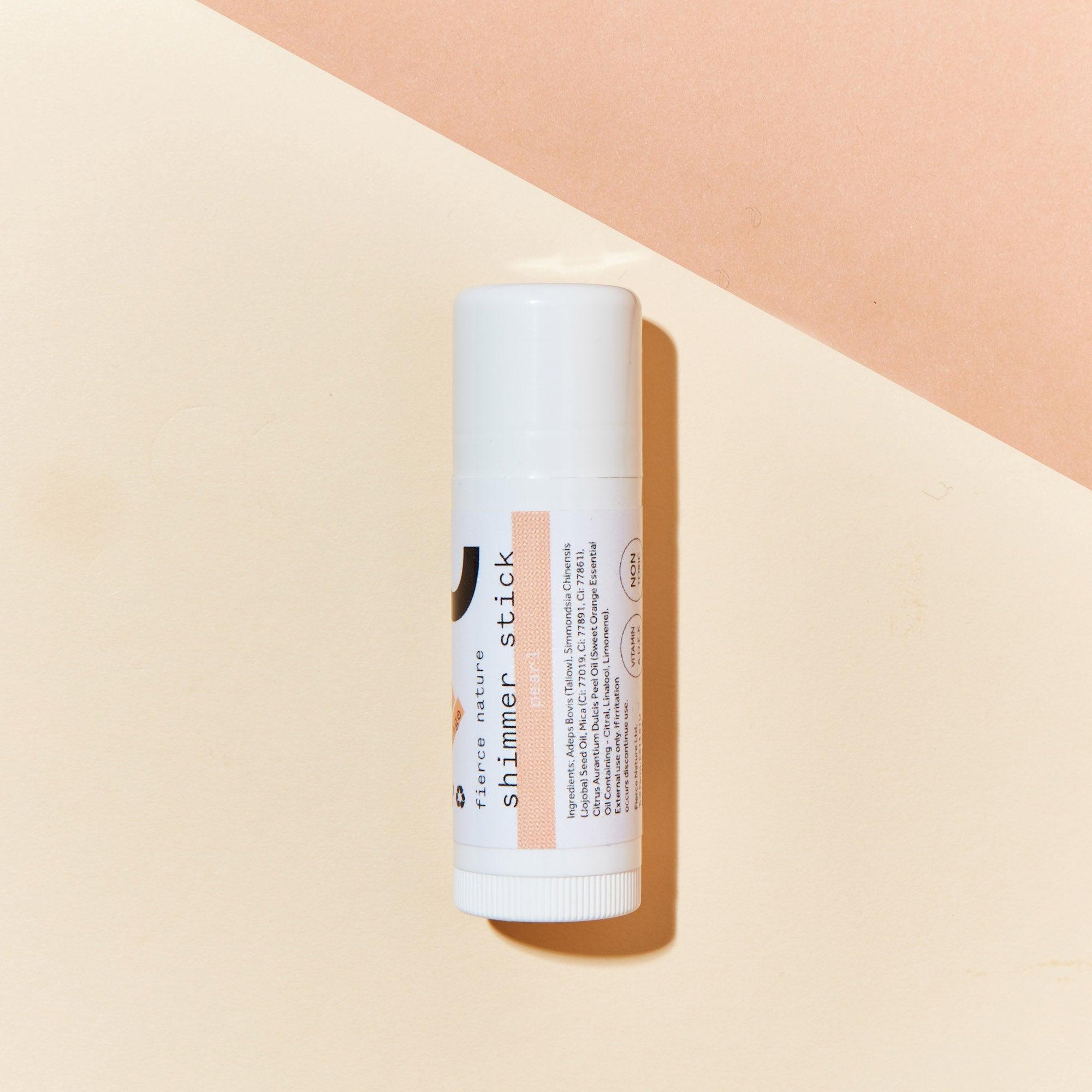 Pure Organic Tallow Pearl Shimmer Stick (Sweet Orange) - Fierce Nature