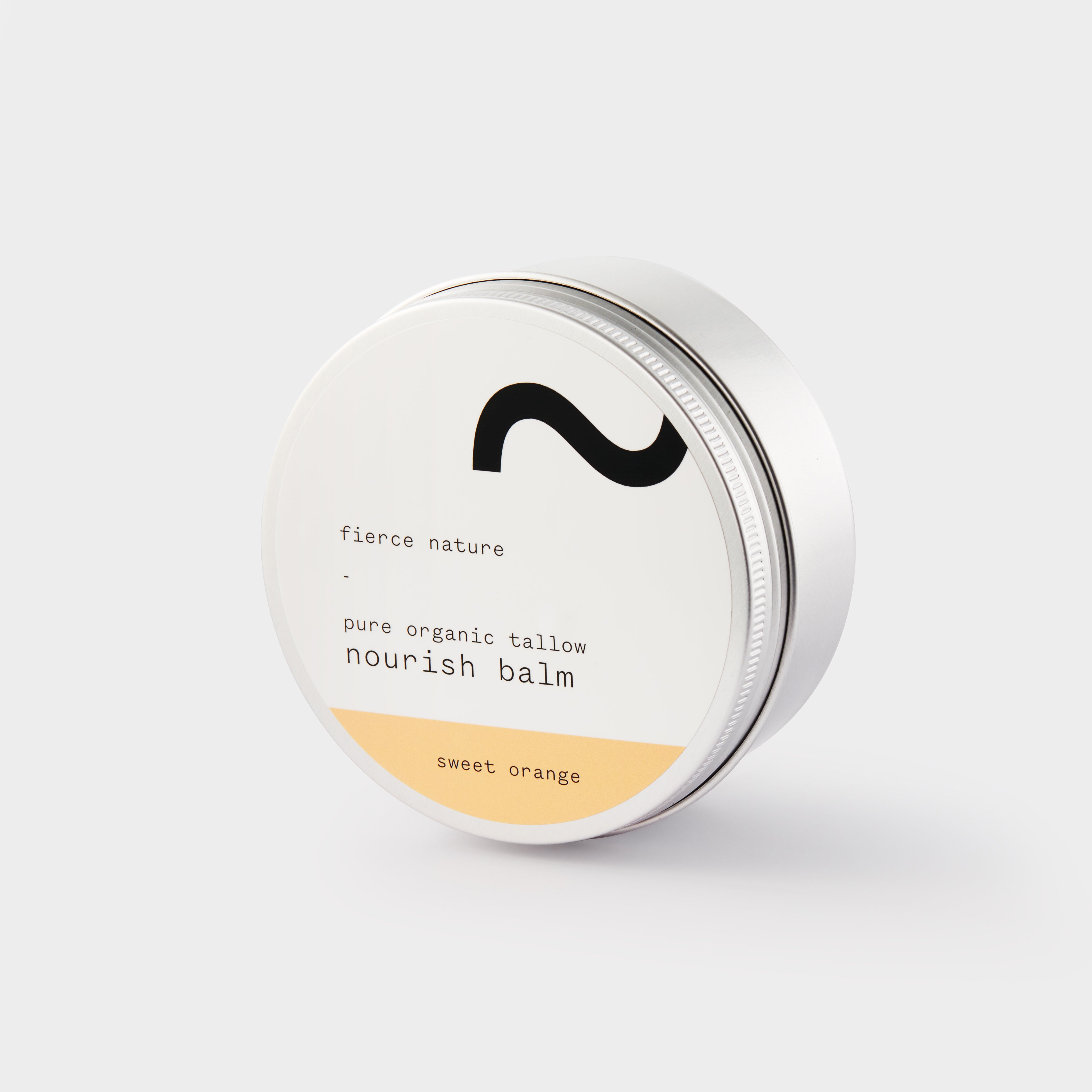 بلسم مغذي من الشحم البقري العضوي النقي (برتقال حلو)