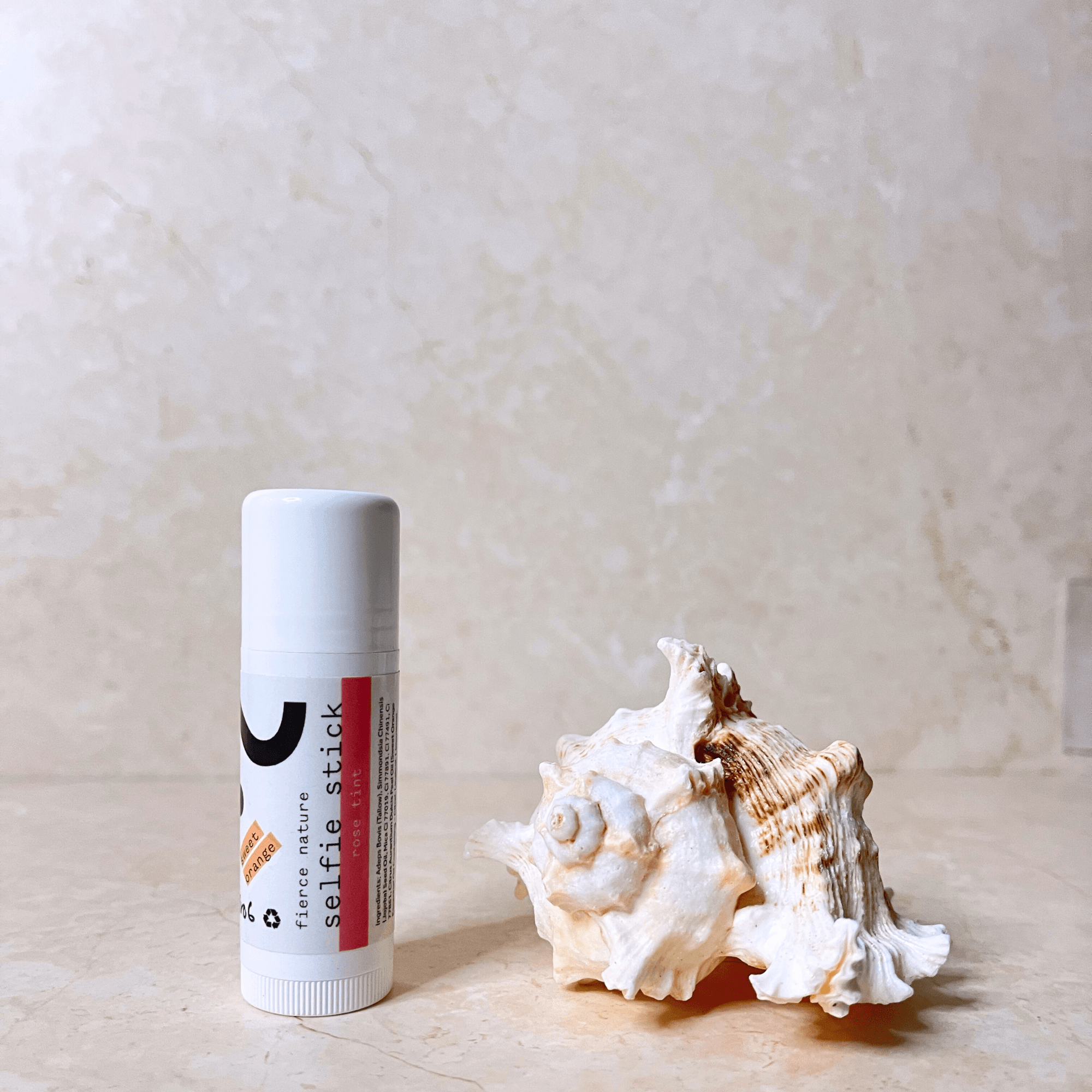 Pure Organic Tallow Rose Selfie Stick (Sweet Orange) - Fierce Nature