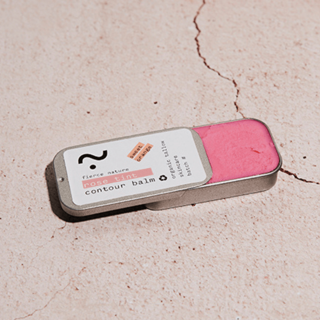 Pure Organic Tallow Rose Tint Contour Balm (Sweet Orange) - Fierce Nature