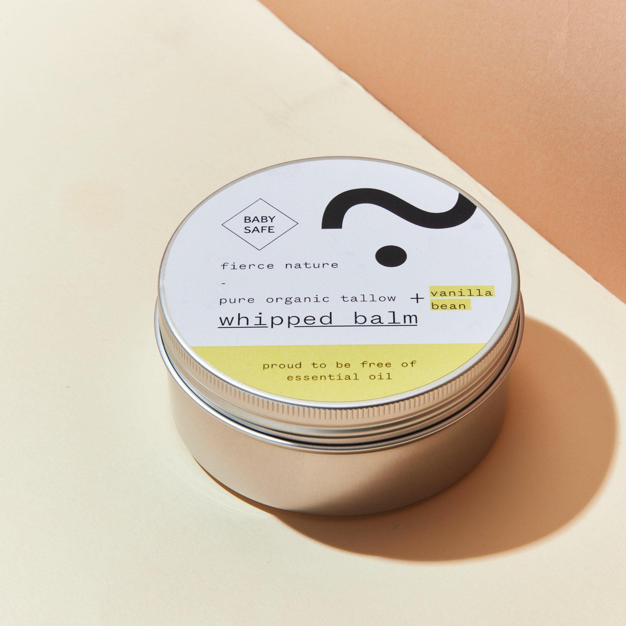 Pure Organic Tallow Vanilla Balm - Fierce Nature