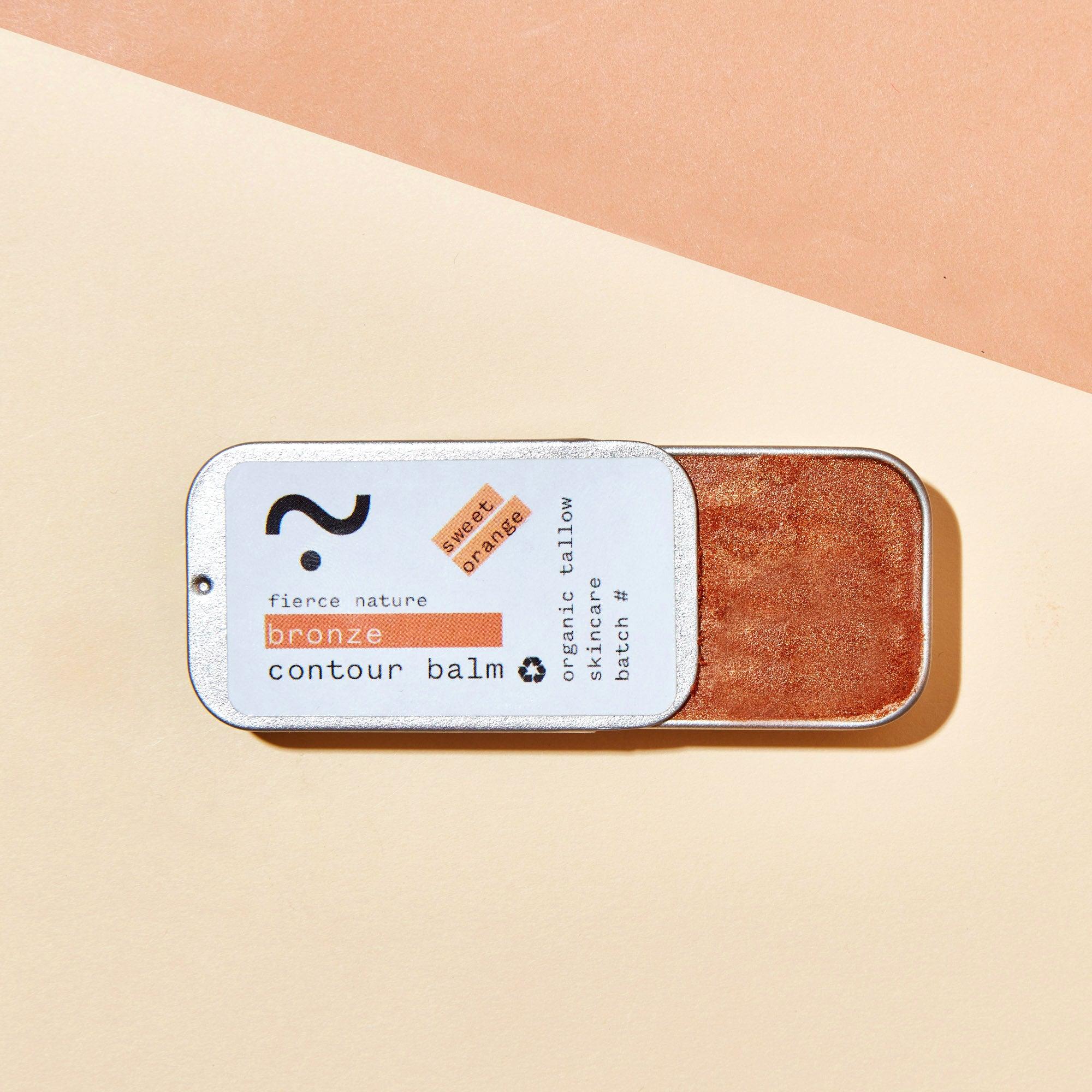 Pure Organic Tallow Bronze Contour Balm (Sweet Orange) - Fierce Nature