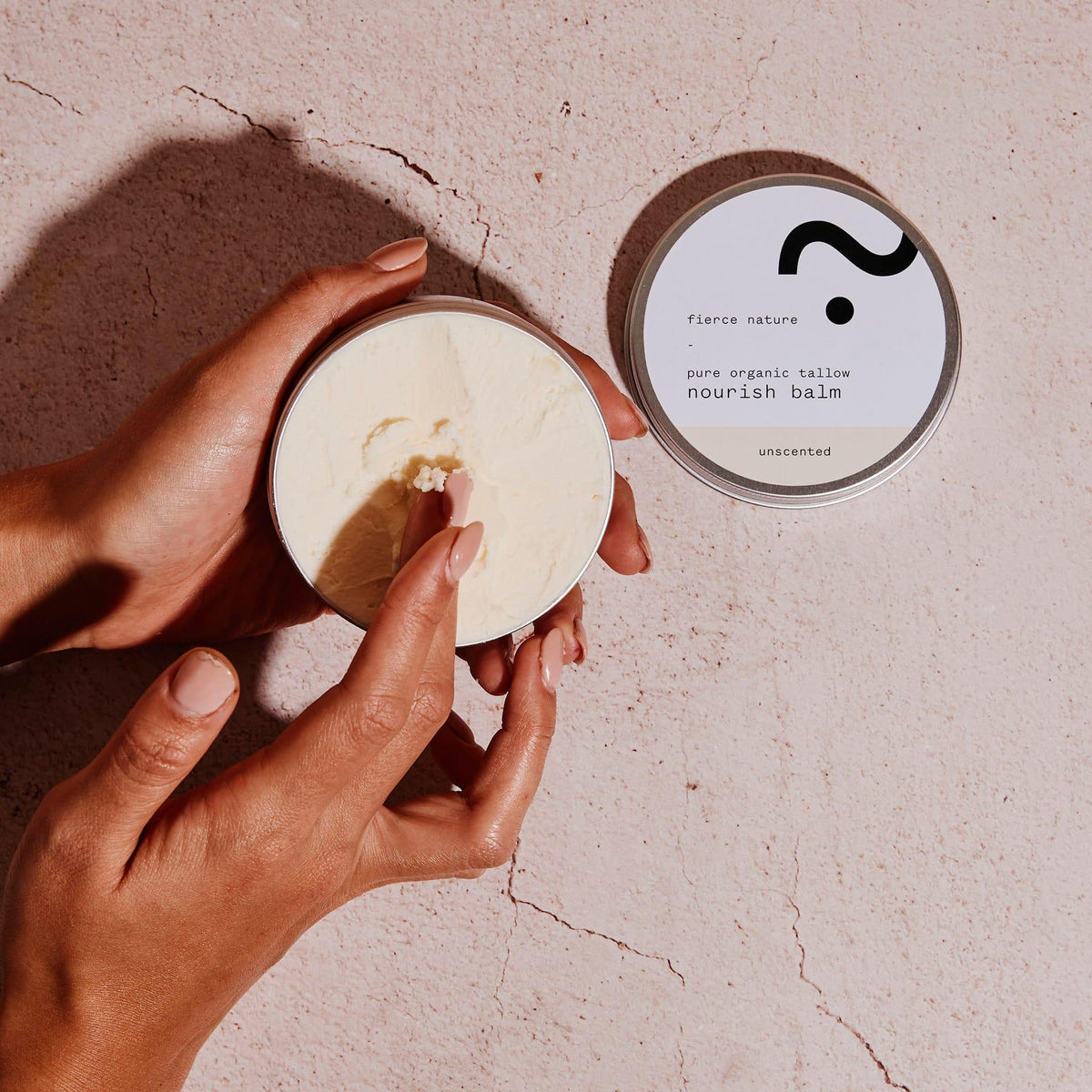 Pure Organic Tallow Nourish Balm (Unscented) - Fierce Nature